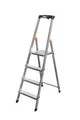 Stopnie, 4 stopnie, aluminium, KRAUSE Bezpieczeństwo