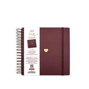 Album Luxi - 210x210 - laminat - bordowy