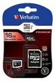 Następne zdjęcie produktu Karta pamięci SecureDigital SDHC 16 GB, klasa 10, z adapterem, Verbatim