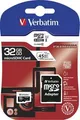 Karta pamięci SecureDigital SDHC 32 GB, klasa 10, z adapterem, Verbatim