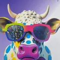 Następne zdjęcie produktu Zeszyt "Animal", A4, w kratkę z marginesami, 40+2 kartki, krowa, MITAMA 62744-90118