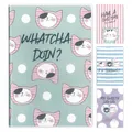 Zeszyt w kratkę B5 M&G 96 kartek z plastikową okładką So Many Cats Pastel (4 wzory)