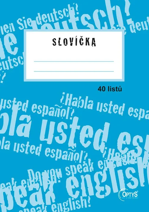 Główne zdjęcie produktu Sešit na slovíčka A5 40 listů