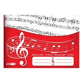 Zeszyt nutowy - 16 kartek - JUNIOR