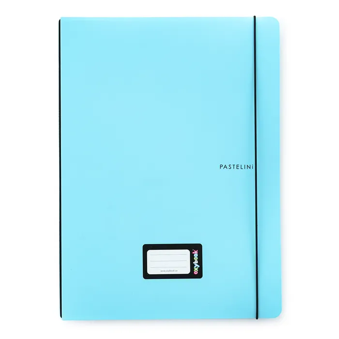 Główne zdjęcie produktu Sešit PP Oxybook A4 40 listů PASTELINI modrá