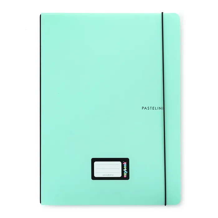 Główne zdjęcie produktu Sešit PP Oxybook A4 40 listů PASTELINI zelená