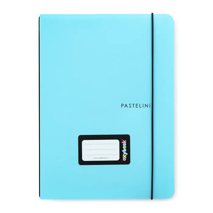 Główne zdjęcie produktu Sešit PP Oxybook A5 40 listů PASTELINI modrá