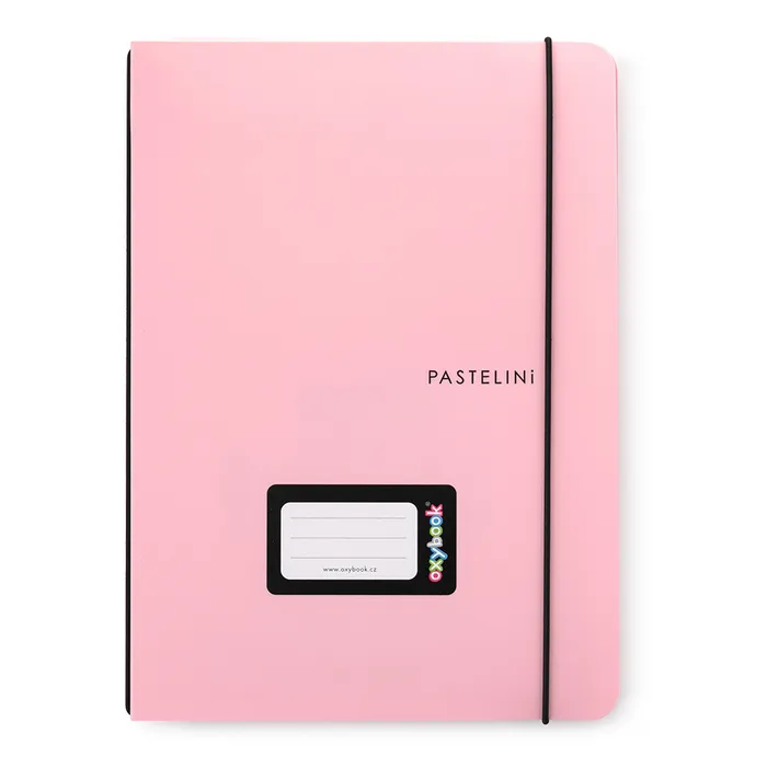 Główne zdjęcie produktu Sešit PP Oxybook A5 40 listů PASTELINI růžová