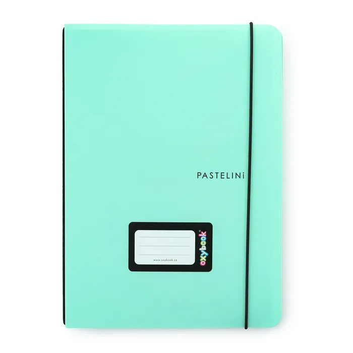 Główne zdjęcie produktu Sešit PP Oxybook A5 40 listů PASTELINI zelená