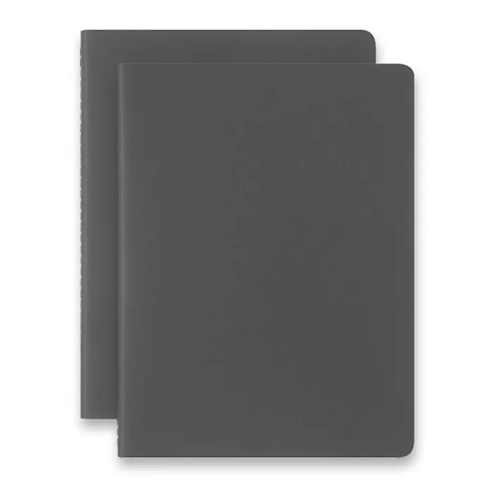 Główne zdjęcie produktu Sešity Moleskine Smart - měkké desky XL, čisté, 2 ks, černé