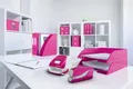Zszywacz Wow, różowy, elektryczny, nr 10, 10 arkuszy, LEITZ