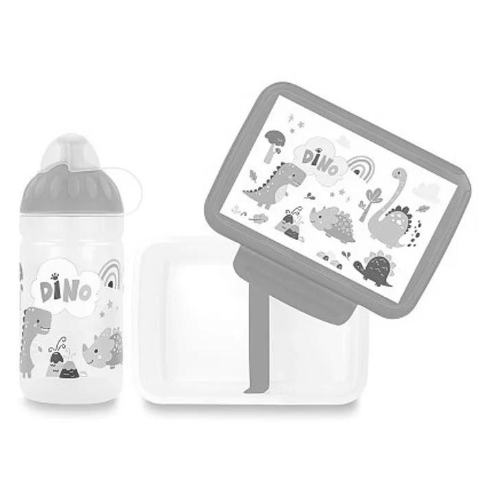Główne zdjęcie produktu Set Zdravá lahev 0,5 l a Zdravá sváča - Dino
