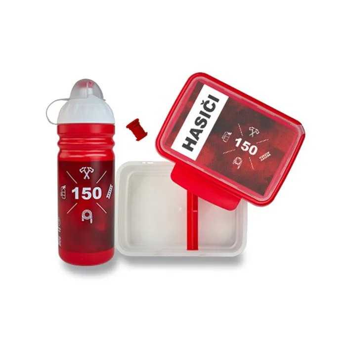 Główne zdjęcie produktu Set Zdravá lahev 0,5 l a Zdravá sváča Hasiči
