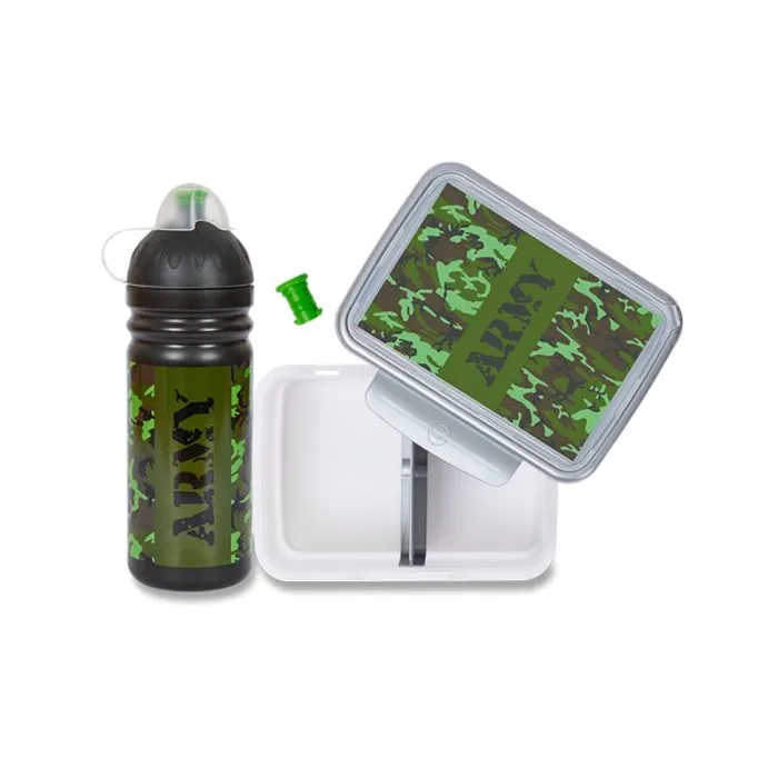 Główne zdjęcie produktu Set Zdravá lahev 0,7 l a Zdravá sváča Army
