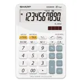 Sharp Kalkulator EL-M332BWH, biała, biurkowy, 10 miejsc