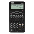 Sharp Kalkulator EL-W531TL, czarna, naukowy, punktowy wyświetlacz, plastikowa pokrywa