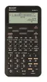 Sharp Kalkulator EL-W531TL, czarna, naukowy, punktowy wyświetlacz, plastikowa pokrywa