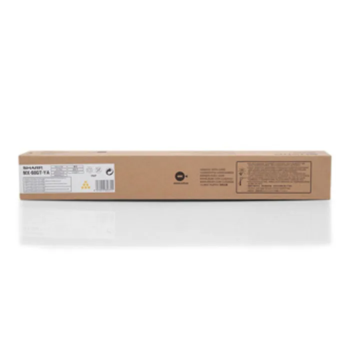 Główne zdjęcie produktu Sharp originální toner MX61GTYA, yellow, 24000str., Sharp MX-3050N/3060N/3070N/3550N/3560