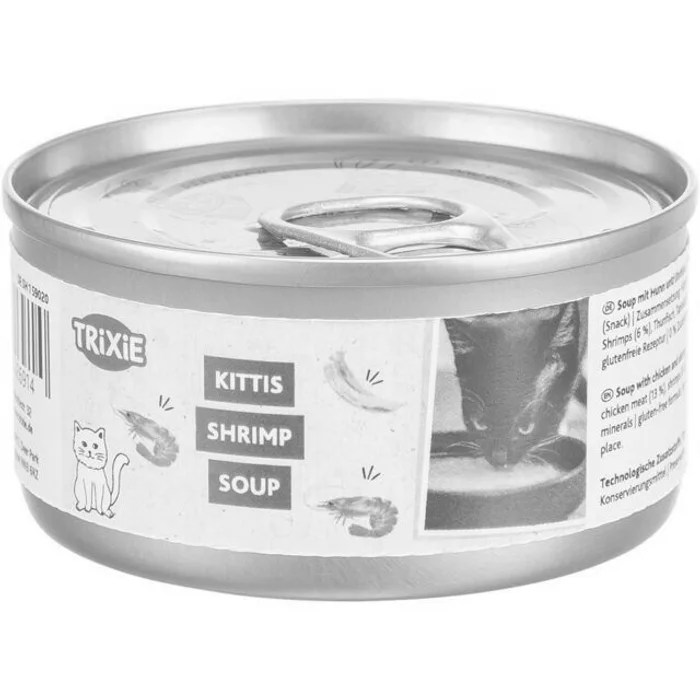 Główne zdjęcie produktu Shrimp Soup krevety & kuře - tekutý pamlsek pro kočky, (BAL 4 x 80 g)