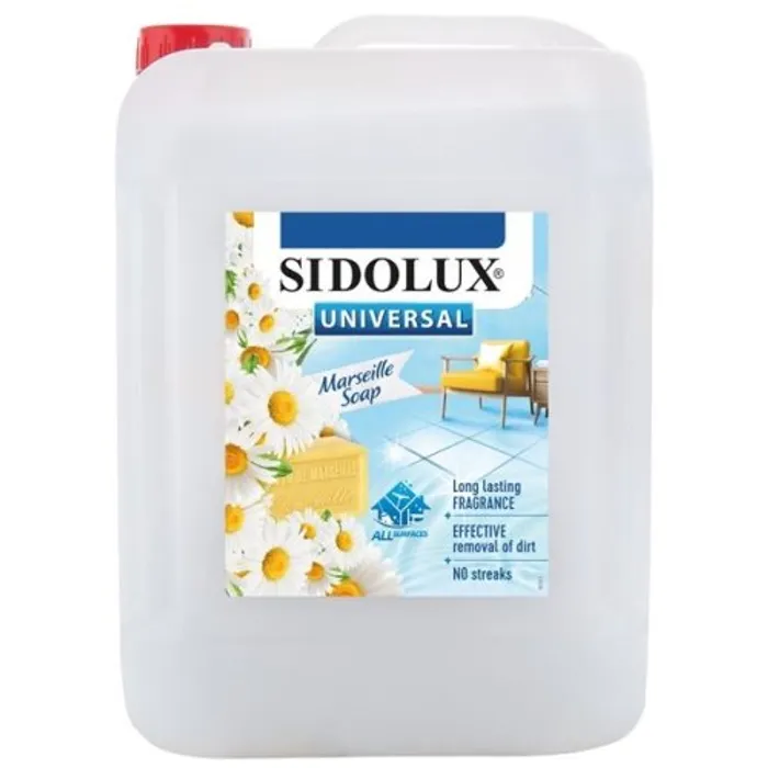Główne zdjęcie produktu Sidolux Universal Marseilské mýdlo mycí prostředek na omyvatelné povrchy a podlahy 5l