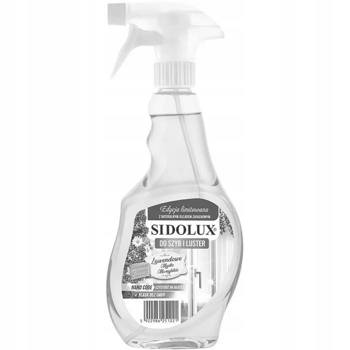 Główne zdjęcie produktu Sidolux Window Marseilské mýdlo s levandulí čistič na okna rozprašovač 500 ml