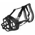 Następne zdjęcie produktu Kaganiec silikonowy FLEX L 31 cm/głowa maks. 26 cm, czarny