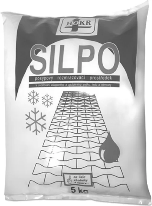 Główne zdjęcie produktu Silpo Posypová sůl, až do teploty -15 °C posypový rozmrazovací prostředek 5 kg