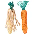 Następne zdjęcie produktu Sizal marchewka i kukurydza dla gryzoni 15 cm (2 szt.)