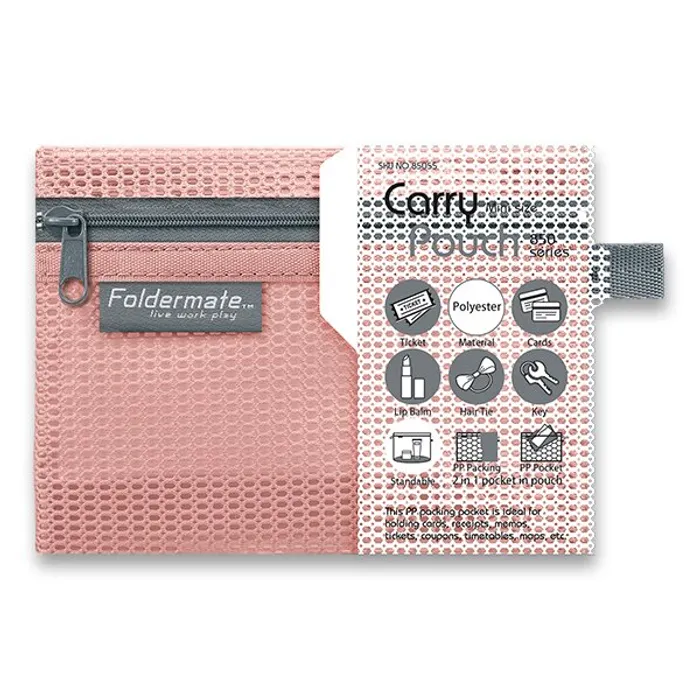 Główne zdjęcie produktu Síťovaná plastová obálka Foldermate Pop Gear Mini, růžová