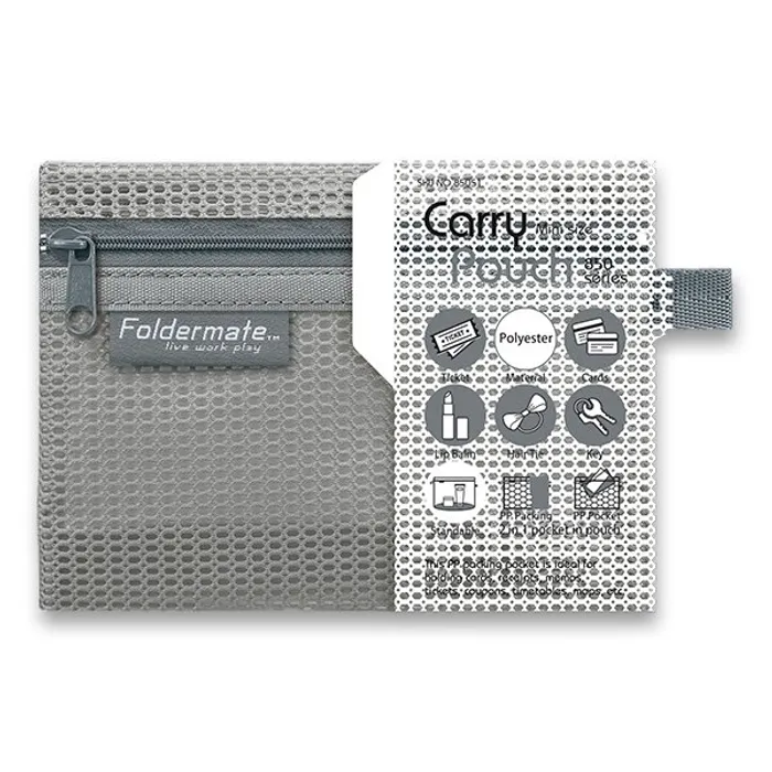 Główne zdjęcie produktu Síťovaná plastová obálka Foldermate Pop Gear Mini, šedá