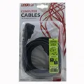 Następne zdjęcie produktu Kabel sieciowy 230V przedłużacz, C13-C14, 3m, VDE approved, czarny, Logo, blistr