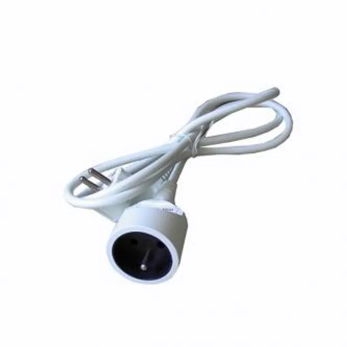 Główne zdjęcie produktu Síťový kabel 230V prodlužovací, CEE7 (vidlice)-zásuvka, 5m, VDE approved, bílá