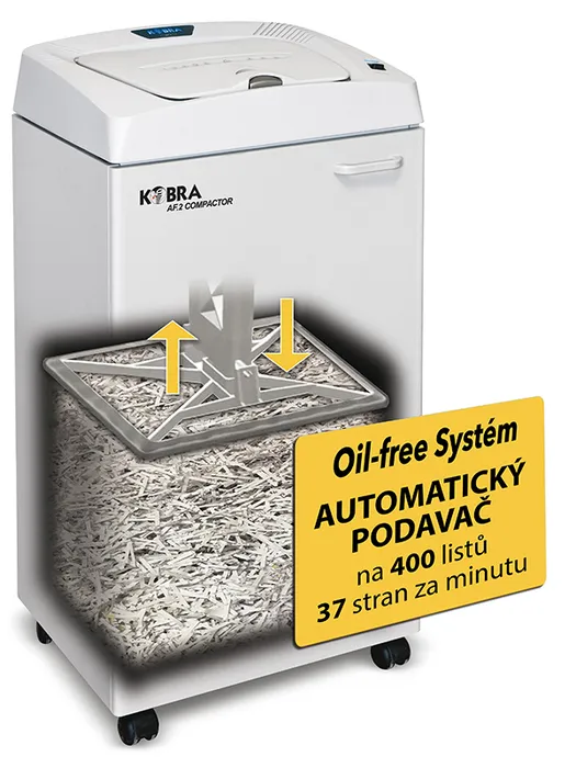 Główne zdjęcie produktu Skartovací stroj KOBRA AF.2 Compactor