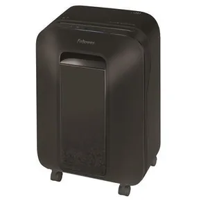 Niszczarka Microshred LX201, czarna, mikrocięcie krzyżowe, 11 arkuszy, FELLOWES