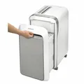 Niszczarka Microshred LX221, biała, mikrocięcie krzyżowe, 18 ark., FELLOWES