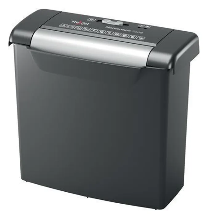 Główne zdjęcie produktu Skartovačka "Momentum S206", 6 listů, pásky, REXEL
