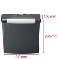 Następne zdjęcie produktu Niszczarka Momentum S206, 6 arkuszy, taśmy, REXEL