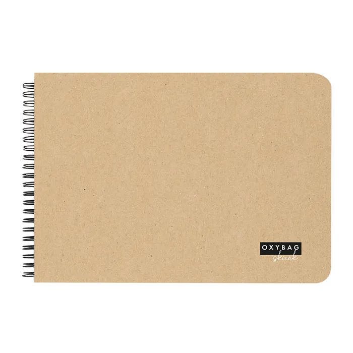Główne zdjęcie produktu Skicák A3 tw,40 listů, 190g KRAFT nature