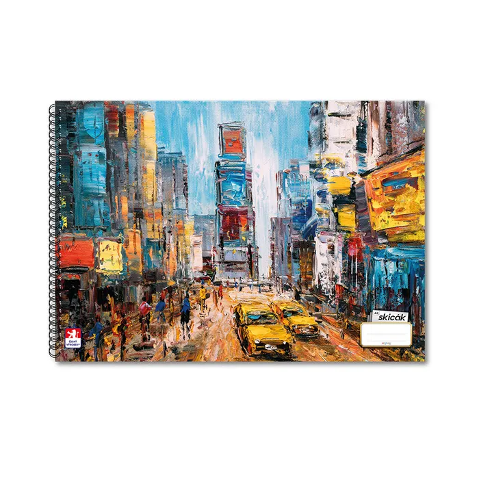 Główne zdjęcie produktu Skicák A3 tw,40 listů, 190g New York