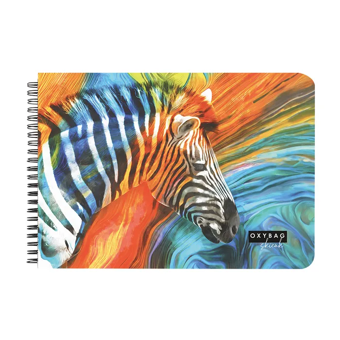 Główne zdjęcie produktu Skicák A4 tw,40 listů, 190g Zebra