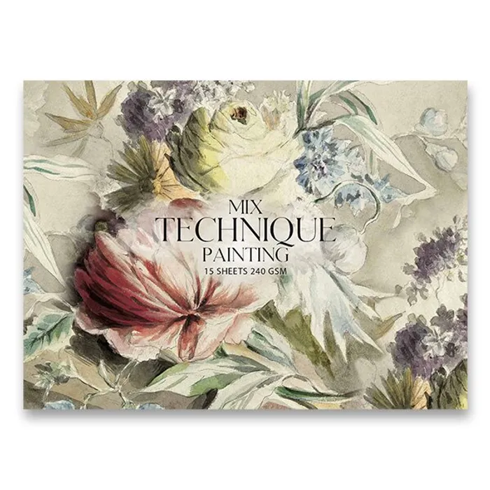 Główne zdjęcie produktu Skicák Shkolyaryk Muse Technique Painting A5+, 15 listů, 240 g