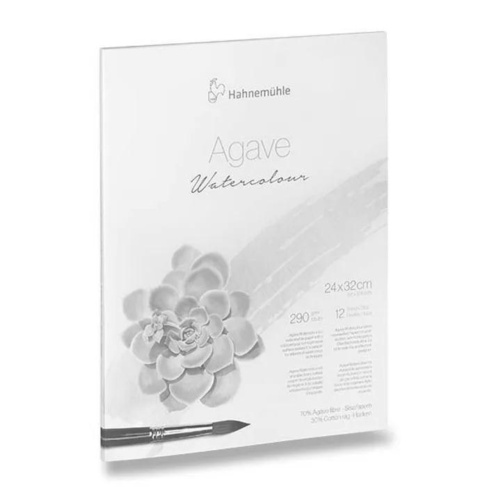Główne zdjęcie produktu Skicář Hahnemühle Agave Watercolor Natural A4, 12 listů