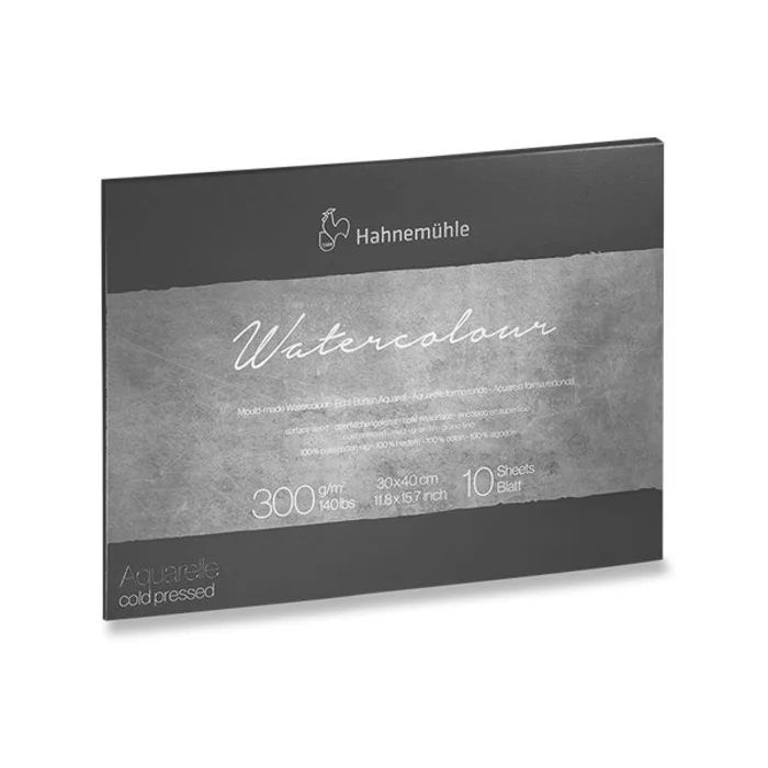 Główne zdjęcie produktu Skicář Hahnemühle Watercolour cold pressed 30 x 40 cm, 10 listů