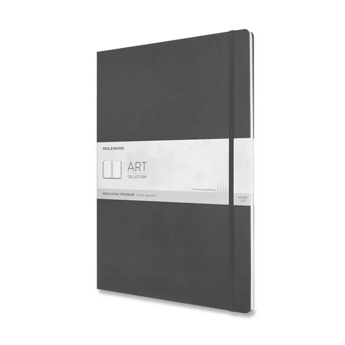 Główne zdjęcie produktu Skicář Moleskine Watercolour Notebook A3, černý