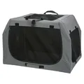 Składane pudełko podróżne EASY, S-M: 71 x 49 x 51 cm, szare