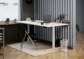 Krzesło składane "CPDIVA", srebrno-czarne, metalowo-tekstylne, ALBA
