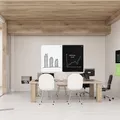 Następne zdjęcie produktu Skleněná magnetická tabule 60x40 cm - bílá