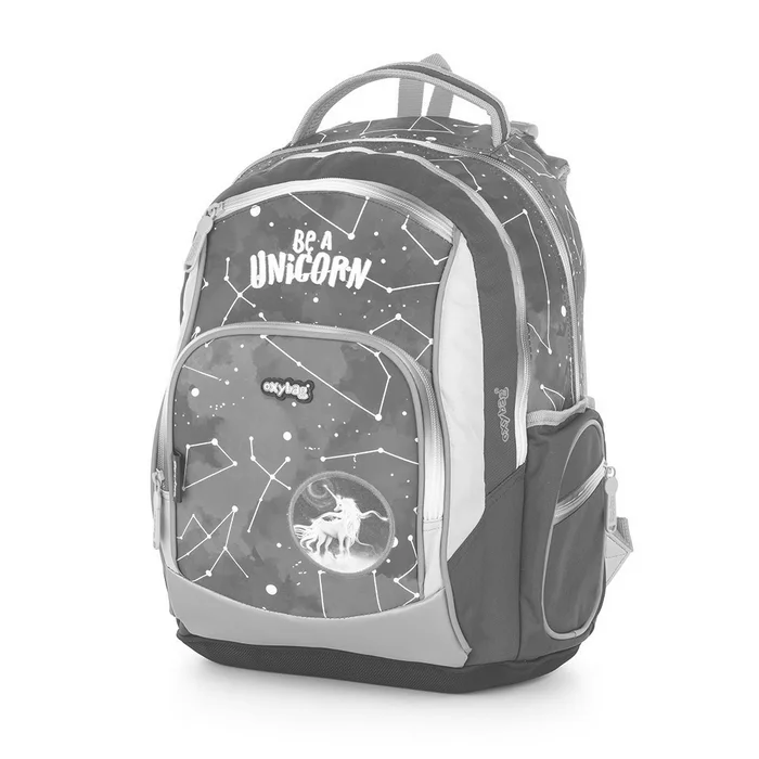 Główne zdjęcie produktu Školní batoh OXY GO Unicorn pattern