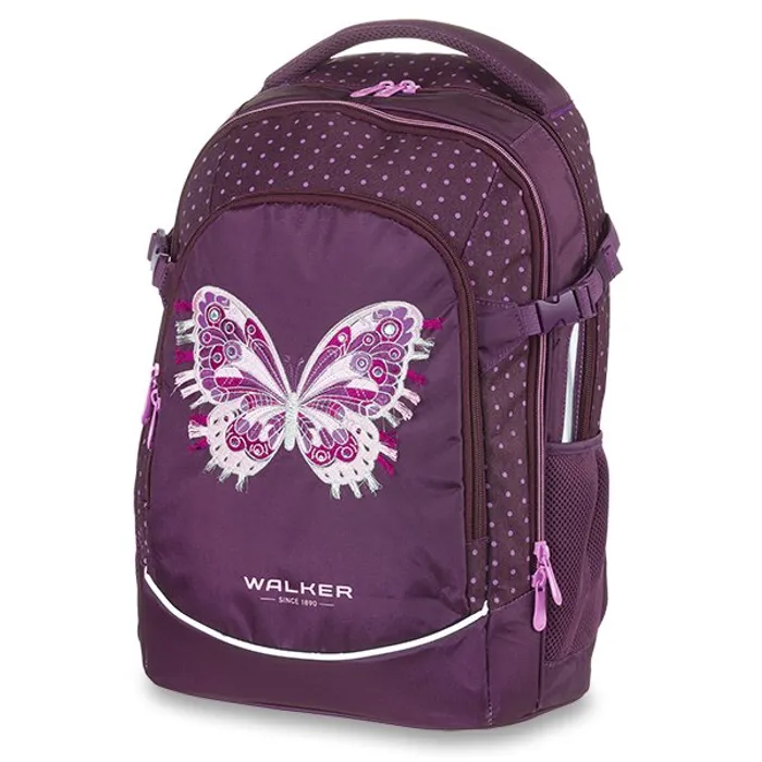 Główne zdjęcie produktu Školní batoh Walker Fame 2.0 Purple Butterfly