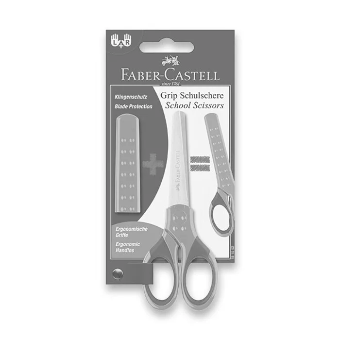 Główne zdjęcie produktu Školní nůžky Faber-Castell zelené
